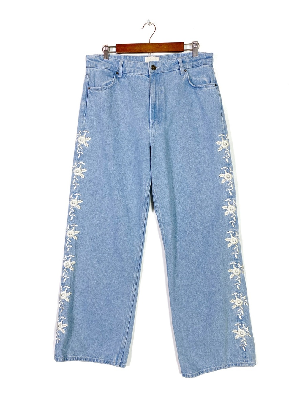 Sezane x Sea Valentin Embroidered Trouser Jeans - Picture 3 of 7